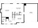 Floor plan of the first floor including kitchen, living room, dining room, garage, and bathroom at 2311 Fall Creek Lndg, Loganville, GA 30052