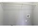 Bare laundry room with a wire rack installed at 2740 Barimore Pl, Dacula, GA 30019