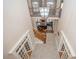 Grand foyer with staircase, chandelier, and view of living spaces at 5053 Chapel Xing, Douglasville, GA 30135