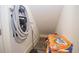 Functional storage area with a vacuum and supplies, maximizing space and organization at 5053 Chapel Xing, Douglasville, GA 30135