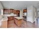 Modern kitchen with granite countertops, stainless steel appliances, and center island at 656 Sunset Park Dr, Suwanee, GA 30024