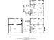 Floorplan showing all levels of the home with dimensions included at 2149 Shoals Way, Decatur, GA 30034