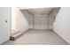 Spacious two-car garage with a new garage door and ample space for storage at 2149 Shoals Way, Decatur, GA 30034