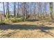 Backyard with a view of trees in the distance at 6265 Stoney Cv, Austell, GA 30168