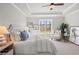 Serene main bedroom with tray ceiling, plush bedding, and calming color palette at 213 Saratoga Dr, Acworth, GA 30102