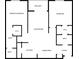 Detailed floor plan illustrating the layout of the home's primary rooms, including bedrooms, bathrooms, and living spaces at 1074 Peachtree Ne Walk # B306, Atlanta, GA 30309