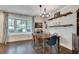 Charming dining room with a bay window, stylish light fixture, and elegant decor at 2031 Audubon Ne Dr, Atlanta, GA 30329