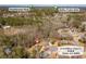 Aerial view of neighborhood homes near Henderson and Kelley Cofer Parks with address pin locator at 2119 Willow Chase Ct, Tucker, GA 30084