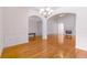 Living room showcasing hardwood floors, fireplace, and elegant trim work at 2119 Willow Chase Ct, Tucker, GA 30084