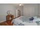 Bedroom featuring hardwood floors and furnishings at 108 Jasmine Way, Villa Rica, GA 30180