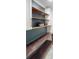 Spacious pantry features custom wood shelving, ample storage space, and stylish design at 3345 Flowers Dr, Atlanta, GA 30337