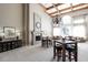 Stately lobby featuring high ceilings, stone fireplace, and elegant seating at 3777 Peachtree Ne Rd # 1007, Atlanta, GA 30319