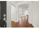Open entryway featuring hardwood floors, leading into main living spaces at 4902 Pleasantry Way, Acworth, GA 30101