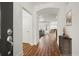 Entryway displaying hardwood floors and an open concept layout at 4902 Pleasantry Way, Acworth, GA 30101