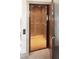 Interior of the home elevator featuring wood walls and floors at 95 Lakeshore Ne Cir, Marietta, GA 30067