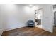 Cozy bedroom with hardwood floors and access to a modern bathroom at 77 Krog Ne St, Atlanta, GA 30307