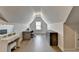 Bright home office features vaulted ceilings and a vanity for getting ready at 112 Calder Dr, Alpharetta, GA 30009