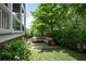 Cozy backyard patio with comfortable seating area, perfect for outdoor relaxation at 385 Rowes Cir, Alpharetta, GA 30009