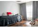 Comfortable bedroom with hardwood floors and lots of natural light at 401 Iona Abbey Se Ct # 6, Smyrna, GA 30082