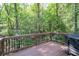 Outdoor deck with wooded views offers peaceful relaxation among mature trees at 2208 Clarendon Ne Ct, Conyers, GA 30012