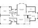 Upstairs floor plan featuring bedroom, bathroom, and primary bedroom layout with dimensions at 289 9Th Ne St, Atlanta, GA 30309