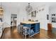 Gorgeous kitchen featuring an island with seating, stainless appliances, and custom cabinetry at 289 9Th Ne St, Atlanta, GA 30309