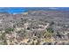 Overhead view of home nestled in a neighborhood near a beautiful body of water at 4260 River Club Dr, Cumming, GA 30041