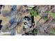 An aerial shot of the roof and surrounding landscape at 4260 River Club Dr, Cumming, GA 30041
