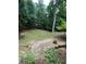 Lush green backyard featuring a well-maintained lawn and mature trees for privacy at 4260 River Club Dr, Cumming, GA 30041