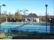 Up close view of community tennis courts, providing recreational opportunities for residents at 4260 River Club Dr, Cumming, GA 30041