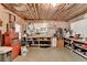 Basement workshop area with tool storage, work benches, and room for projects at 4260 River Club Dr, Cumming, GA 30041