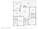 Detailed floor plan showcasing the layout of the home, including the living spaces and bedrooms at 1975 Hunt Crossing Ct, Lawrenceville, GA 30043