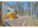 Backyard playground with swings and slides for ' enjoyment at 1975 Hunt Crossing Ct, Lawrenceville, GA 30043