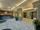 Beautiful lobby area with elegant decor, including marble floors and stylish lighting fixtures at 2870 Pharr Court South Nw # 2402, Atlanta, GA 30305