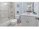 Nicely appointed bathroom with vanity and tub-shower combination at 359 Flatstone Sw Way, Marietta, GA 30064