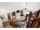 Aerial view of living room featuring built-ins and fireplace at 359 Flatstone Sw Way, Marietta, GA 30064