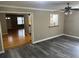 Spacious living room seamlessly connects to dining and kitchen area at 403 Colchester Dr, Stone Mountain, GA 30088