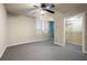 Finished basement featuring a carpeted floor, bright lighting, and closet space, providing comfortable living space at 1276 Kingsview Se Cir, Smyrna, GA 30080