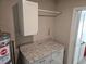 A nice laundry room with countertop and storage at 147 Mildred Ct, Dallas, GA 30157