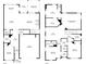 Detailed floor plan showcasing layout of home, including kitchen, bedrooms, and living spaces at 4325 Bellview Ln, Duluth, GA 30097