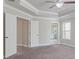 Bright and spacious main bedroom leading to the main bathroom at 4325 Bellview Ln, Duluth, GA 30097