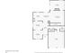 Detailed floor plan showcasing the layout of the main level at 3291 Quincey Xing, Conyers, GA 30013