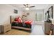 bedroom with themed bedding, wooden floors and natural light from the window at 1460 Lakemist Ct, Roswell, GA 30075