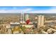 A clear aerial shot displays the property's location near surrounding urban conveniences and neighborhood features at 2855 Peachtree Ne Rd # 302, Atlanta, GA 30305