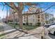 The complex features a sidewalk, mature trees, and convenient access to nearby streets and parking at 2855 Peachtree Ne Rd # 302, Atlanta, GA 30305