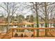 Scenic lake view from deck with wooded shoreline at 573 Ripplewater Sw Dr, Marietta, GA 30064