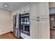 This is a beautiful kitchen featuring stainless steel appliances and lots of cabinet space at 1643 North Springs Dr, Dunwoody, GA 30338