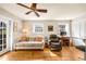 Comfortable living area with hardwood floors, lots of sunlight, and home office space at 1261 Lavista Ne Rd # E9, Atlanta, GA 30324