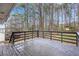 Back Deck overlooking treed lot at 7316 Caribou Trl, Riverdale, GA 30296