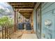 Back porch with view of community and AC units at 2819 Hillside Way, Decatur, GA 30034
